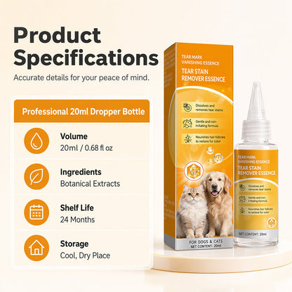 Gentle Pet Eye Stain Remover Essence Nourishing Drops